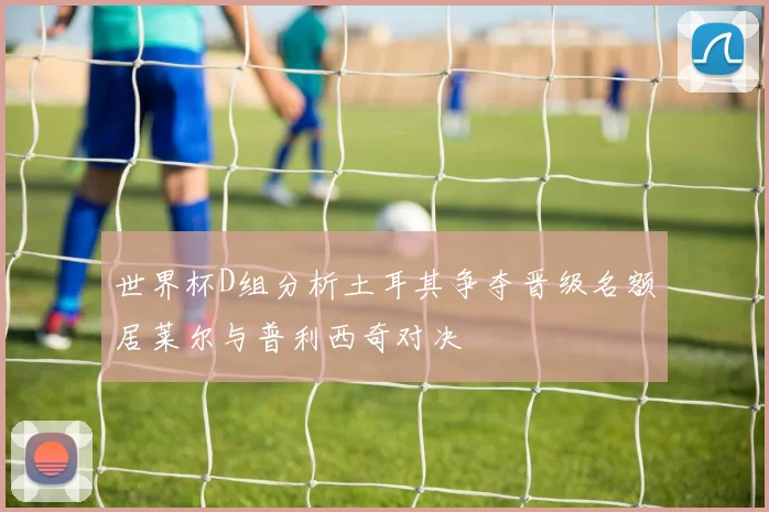 世界杯D组分析土耳其争夺晋级名额居莱尔与普利西奇对决